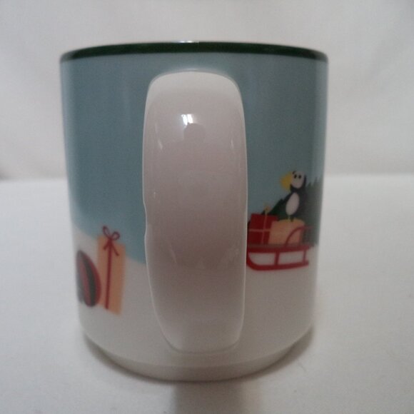 Williams Sonoma Elf Movie Christmas Mug Cup micro dish safe Presents Tree - Picture 4 of 12